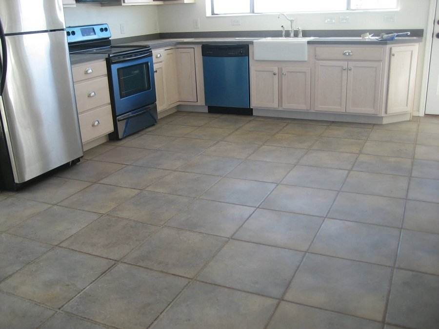 Kitchen Ceramic & Porcelain Tile Flooring - Smartify Kitchen